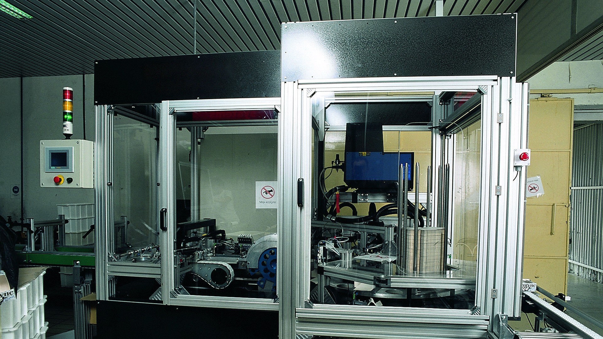 Blister and cartoning line for packaging production